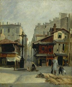 Le Marché Aux Bestiaux — Alexandre Gabriel Decamps