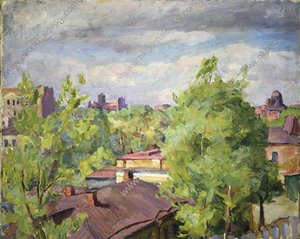 Spring. View From The Window On Konyushkovskaya. — Pyotr Konchalovsky