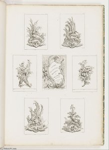 Ornament Design With Crayfish Motif
