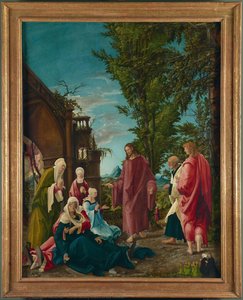 Christ Taking Leave Of His Mother — Albrecht Altdorfer, German Renaissance