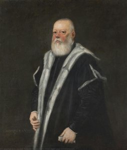 Portrait Of A Sixty-eight-year-old Gentleman — Jacopo Robusti, Baroque
