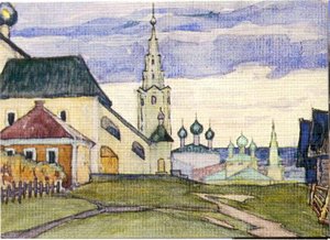 Landscape — Nicolás Roerich, Symbolism