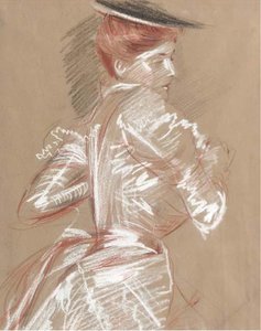 Young Woman With Red Hair — Paul César Helleu
