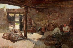 Mending The Nets — Frank Brangwyn