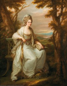 Portrait Of Anne Loudon, Lady Henderson Of Fordall — Angelica Kauffmann (maria Anna Angelika)
