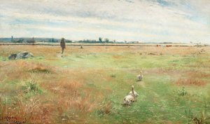 Landscape With Geese, Morbylanga — Nils Kreuger