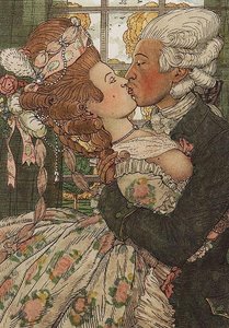 Book Of The Marquise. Illustration 9 — Konstantin Andreevic Somov