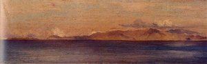 Distant View Of Mountains In The Aegean Sea — Sir Frederic Lord Leighton