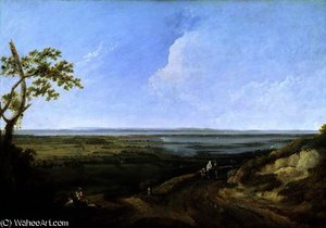 View Of Portsmouth From Portsdown Hill — Thomas Jones