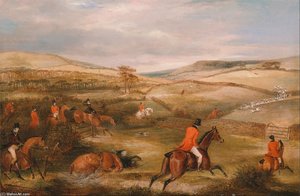 The Berkeley Hunt, The Chase — Francis Calcraft Turner