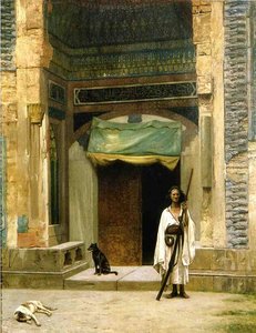 Door Of The Green Mosque — Jean-léon Gérôme