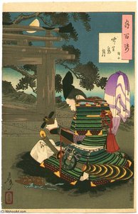 Chikubushima Moon — Tsukioka Yoshitoshi