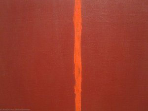 Onement, Iii — Barnett Newman, Color Field Painting