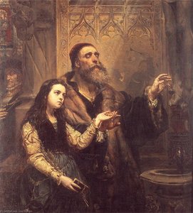 Blind Veit Stoss With Daughter — Jan Matejko