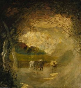 Landscape With Trees And Cattle — Albert Pinkham Ryder
