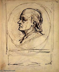 Portrait Of William Blake, From A Notebook Used — Sir William Blake Richmond