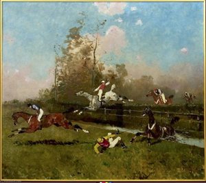 Le Saut De La Rivière — Princeteau Pierre Charles Marie