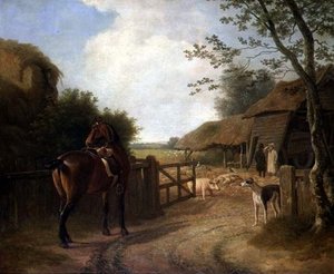 Daniel Beale At His Farm At Edmonton — Jacques Laurent Agasse