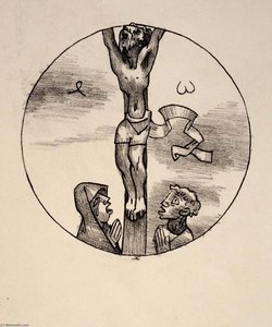 Station Of The Cross Christ Crucified — Jean Charlot