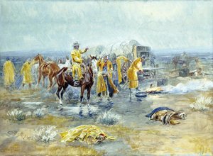 Rainy Morning — Charles Marion Russell