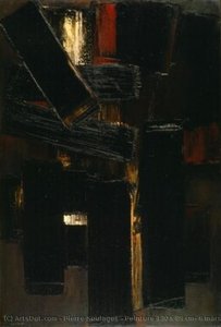 Peinture 130 X 89 Cm, 6 Mars 1955 — Pierre Soulages