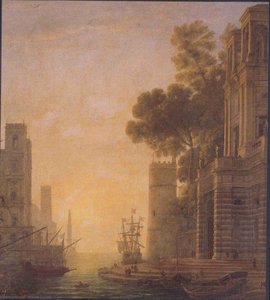 The Embarkation Of St. Paula In Ostia — Claude Lorrain (claude Gellée)