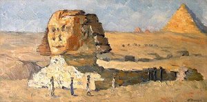 Egypte 1881 Le Grand Sphinx (titre Inscrit) — Joseph-félix Bouchor