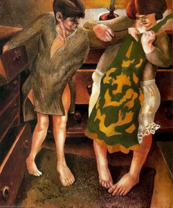 Choosing A Petticoat — Sir Stanley Spencer