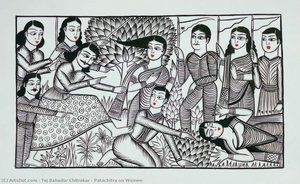 Patachitra on Women