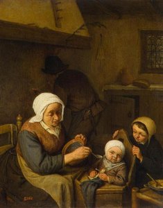 Peasant Family — Adriaen Van Ostade