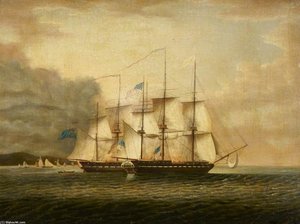 Hms 'shannon' Taking Uss 'chesapeake'