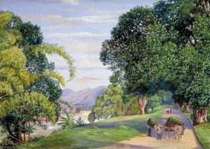 Blick Auf Peradeniya, Ceylon — Marianne North, Präraffaelitische Romantik
