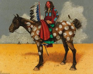 Indian Astride Spotted Pony — Paul Pletka