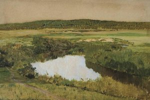 At Twilight. River Istra. — Isaak Ilyich Levitan