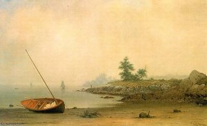 The Stranded Boat — Martin Johnson Heade