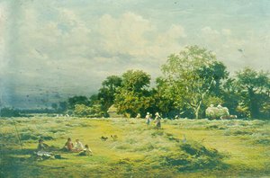 Haymaking — R.a Benjamin Williams Leader, Pre-raphaelites