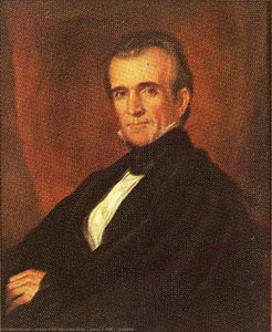James K. Polk, (painting) — George Peter Alexander Healy
