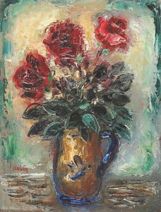 Flowers — Reuven Rubin