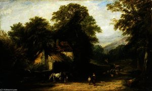 The Village Smithy — William James Müller