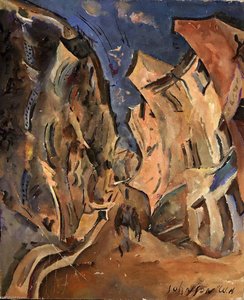 Cagnes Street Scene — William H. Johnson