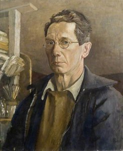 Self Portrait In Oils — John Arthur Malcolm Aldridge