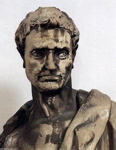 Prophet Jeremiah (detail) — Donatello, Early Renaissance