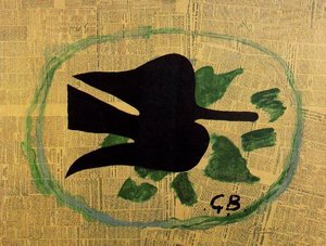 Bird In The Fronde — Georges Braque, Cubist