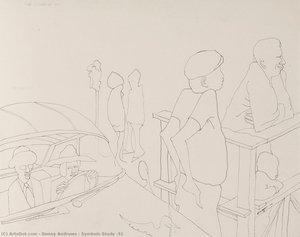 Symbols Study #31 — Benny Andrews
