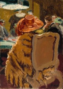 Baccarat - The Fur Cape — Walter Richard Sickert