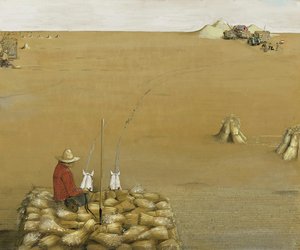 Hauling Sheaves To The Threshing Machine — William Stephen Kurelek
