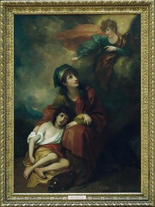 Hagar And Ishmael — Benjamin West