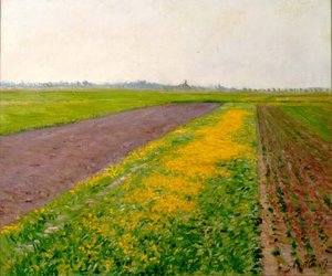 Plain Of Gennevilliers — Gustave Caillebotte, Impressionism