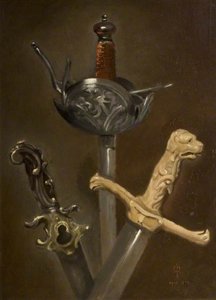 Three Sword Hilts — Sir John Everett Millais