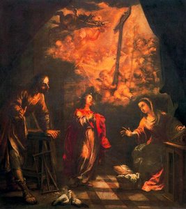 Visión De La Cruz En El Taller De Nazareth — Juan De Valdés Leal
